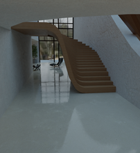 interior projeto 3d modelo in corredor 3dexport casa 3d print model - Mito3D