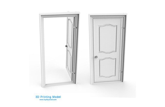 porta interna diorama 3d stampabile il cancello gioco casa interno le miniature scala tamiya 3d print model - Mito3D