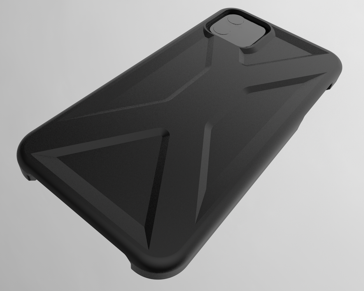 iphone 11 cas gaine vecteur 3d impression modèle in téléphone cas 3dexport pomme iphone11 gadget printing model 3D print model - Mito3D