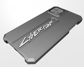 iphone 11 pro max case cyberpunk 3d print model in phone cases 3dexport technology apple iphone11promax 11promax printing gadgets phonecases dasign production 2077 cyberpunk2077 3d print model - Mito3D