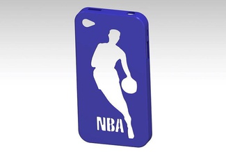 iphone 4 nba case ipone cases 3dprinting 3d print model - Mito3D