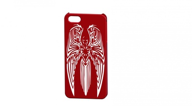 iphone 5 5s case angel 3d print model - Mito3D