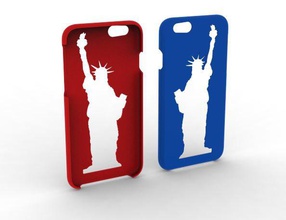 iphone 6 - 6s statue of liberty phone case 3d print model in cases 3dexport 3d print model - Mito3D