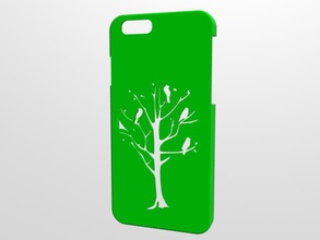 iphone 6 case tree 3d print model in phone cases 3dexport iphone6 smarthphone gadgets 3d print model - Mito3D