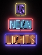 neon ışıklar lights 3d print model - Mito3D