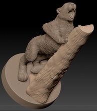 irbis 3d print model in sculpture 3dexport altai animals snow leopard artcam cnc 3d print model - Mito3D