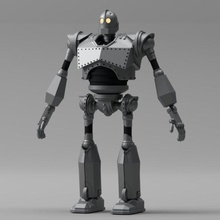 iron giant 3d model in robot 3dexport film 3d print model - Mito3D