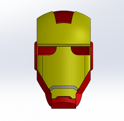 iron man head free toys ironman charecter stl 3d model 3D print model - Mito3D