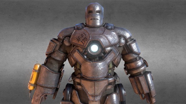 iron man mark 1 3d printing print model in 3dexport ironman iron-man avengers tony-stark tonystark marvel 3D print model - Mito3D