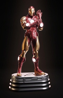 Ironman Statue Eisen Kennzeichen Held Superheld Tony Stark Film Zahl Wunder Roboter Rächer Charakter passen Spielzeuge Spiel 3d print model - Mito3D