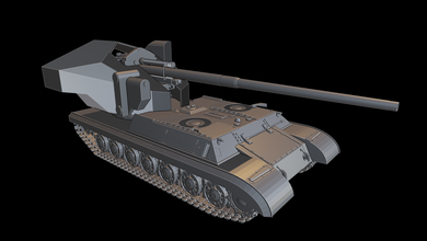 is-4 waffentrager tanks Krieg thunder wow wows 3d Modelle die Modellierung drucken - Spielzeug panzer panzerkampfwagen 3d print model - Mito3D