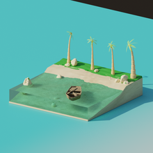 isle island beach 3d print model - Mito3D