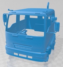 isuzu ftr 800 1997 printable cabin truck 3d print model in automotive 3dexport slot scalextric tamiya rc miniz hobby micro 3d print model - Mito3D