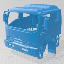 isuzu fts 800 2014 druckbar kabine lkw 3d drucken modell automobil 3dexport slot scalextric tamiya rc miniz hobby mikro crawler 3d print model - Mito3D