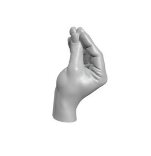 Italienisch Hand Skulptur Hand Italienisch Anatomie Italien Neapel Neapel Italien Design Kunst Künstler 3d print model - Mito3D