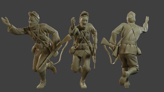 italiano soldado run2 ww2 it10 estatuetas miniature soldiers toy action figure military miniatures historical scale model m91 italian soldier warrior man war figurines battle scene small itálico brave hero stunning army carcano male fighter 3d print model - Mito3D