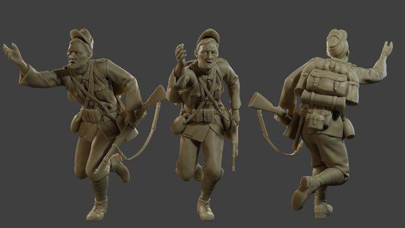 italiano soldado corre ww2 it10 estatuetas miniature soldiers toy action figure military miniatures historical scale model m91 italian soldier warrior man war figurines battle scene small itálico brave hero stunning army carcano male fighter 3d print model - Mito3D
