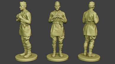 italien réservoir équipage unité ww2 action2 itcu1 homme miniature figurine sculpture figure soldat guerre action militaire armée warii axe fasciste Région 3d print model - Mito3D