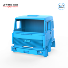 iveco 190 38 it runner cabin 3d print model in automotive 3dexport vehicle car heavy load lorry wheel giant truck 1924 2624 printable body tamiya itrunner 3d print model - Mito3D