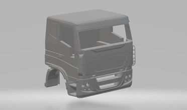 iveco stralis 3d stampa modello in veicolo 3dexport pressofuso hotwheels scx camion trasportatori fiat fc fca rcmodel 3d print model - Mito3D