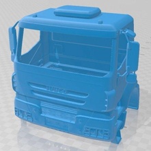 iveco rastreador imprimível cabine caminhão 3d impressão modelo in automotivo 3dexport fenda escalextrico tamiya rc miniz passatempo micro 3d print model - Mito3D