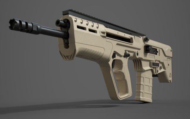 iwi saborear 7 2019 3d modelo in submáquina armas 3dexport israel arma fogo rifle bala pbr malee polícia manual soldado sci fi futurista moderno 3D print model - Mito3D