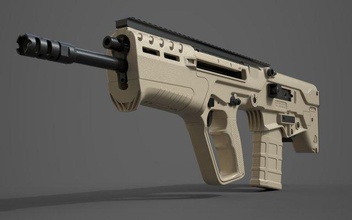 iwi tavor 7 2019 3d model in hafif makine silahlar 3dexport i̇srail ateşli silah tüfek madde işareti pbr erkek el polisi asker bilim fi fütüristik modern 3d print model - Mito3D