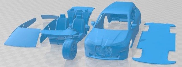 ix printable car 3d print model in automotive 3dexport slot scalextric tamiya rc miniz hobby micro 3d print model - Mito3D