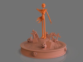 kriko skellington heykel 3d yazdır model in canavarlar yaratıklar 3dexport heykelcik minyatürler minyatür cadılar bayramı oyuncak oyuncaklar yaratık creature3d creature canavar monstera jack lantern iskelet skellig skellignton 3d print model - Mito3D