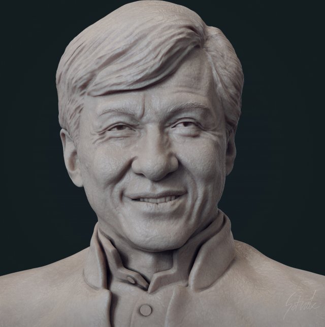 jackie chan estatuetas mascote jackiechanadventures 3dmodeling ator famoso hollywood China fracasso homem semelhança impressão imprimível celebridade jogos Pronto imprimir 3dart miniaturas 3D print model - Mito3D