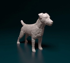 Jagdterrier jagd Terrier Hund Tier gedruckt stl obj druckbar 3d print model - Mito3D