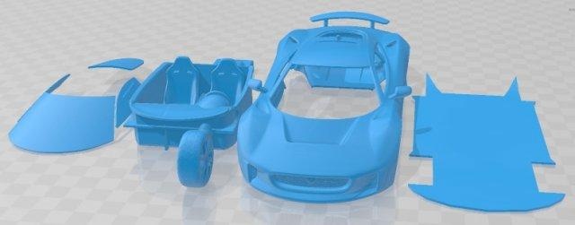 jaguar c x75 2014 printable car automotive slot scalextric tamiya rc miniz hobby micro 3d print model - Mito3D