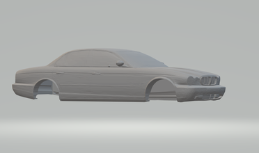 jaguar xj8 3d yazdır model in araç 3dexport yuva araba slotcar scx döküm sedan yarış sıcak tekerlekler 3d print model - Mito3D