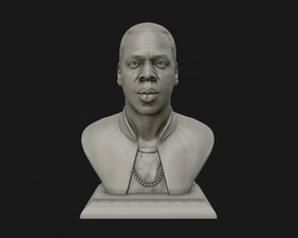Jay Vesika heykel hazır 3 boyutlu Yazdır model Sanat adam insanlar şekil ödül galeri rapçı z Beyonce şarkıcı heykeller 3d print model - Mito3D