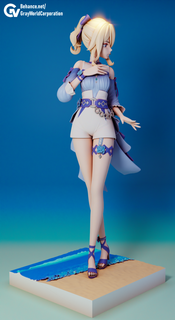 jean sea breeze dandelion genshin impact  woman genshin impact genshinimpact figure 3dprinting game character jean summer  3d print model - Mito3D