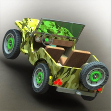 jeep 3d impresso de modelo 4x4 solidworks 3d print model - Mito3D