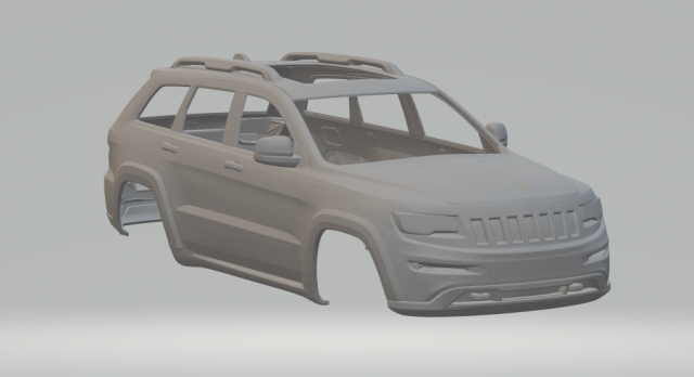 jeep grand cherokee 2014 3d print model in vehicle 3dexport diecast hotwheels slot slotcar slot-car hot toys car 3dpirnt printing printable 3D print model - Mito3D