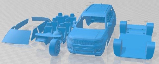 jeep grand cherokee 2021 printable car 3d print model automotive slot scalextric tamiya rc miniz hobby micro 3d print model - Mito3D