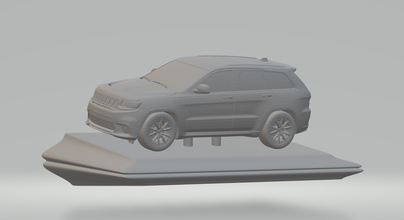 jeep grandcherokeetrackhawk 2018 diecast slot car hotwheels suv 3d print model - Mito3D