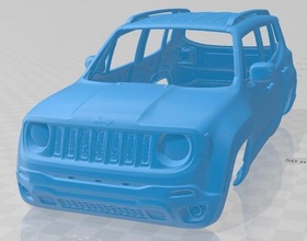 jeep renegade 2019 printable body car jeep renegade 2019 printable body car slot scalextric tamiya rc miniz hobby micro crawler