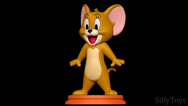 jerry tom 3d yazdır model in hayvanlar 3dexport kedi thomas fare karikatür uyarıcı kardeşler erkek anthro kürklü sıçan 3D print model - Mito3D