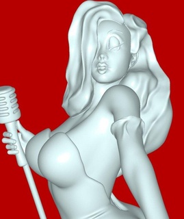 jessica coniglio 3d stampa modello in donna 3dexport 3d print model - Mito3D