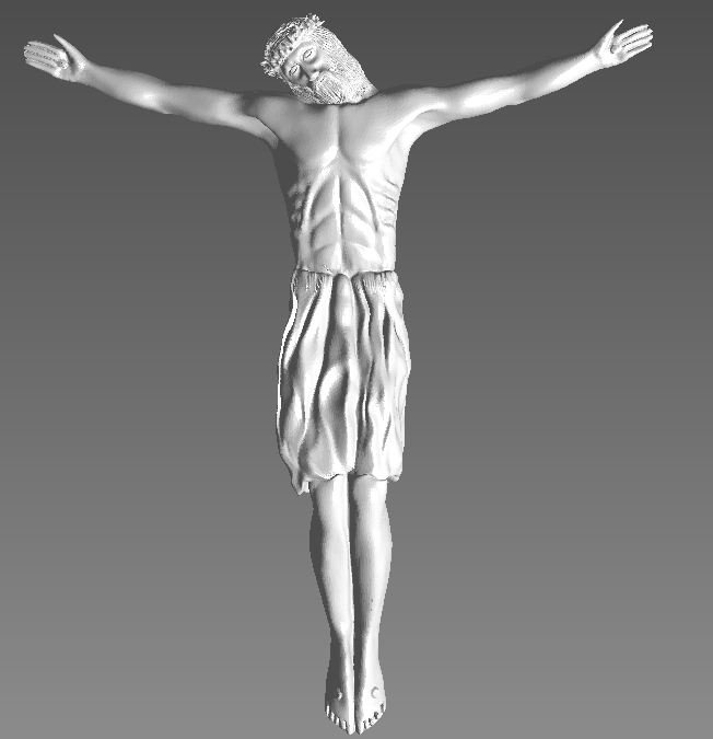jesu on cruz 3 3d impressão modelo in escultura 3dexport deus 3D print model - Mito3D