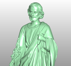 jesu estatua 3d impresión modelo in escultura 3dexport jesús maria cristianos dios 3d print model - Mito3D