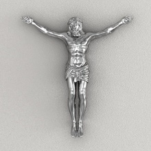jesus Kreuz Innenraum historische arhitecture religion Dekor statue Skulptur Gottesdienst Heiligen religiou-Objekt christian 3d print model - Mito3D