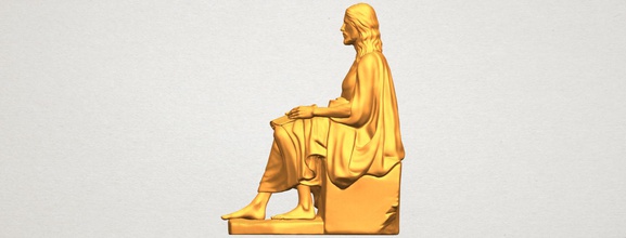 jesus 06 3d print model in lighting 3dexport car chair tree table sofa character game exterior human interior people girl house miniatures figurines sculpture holy christian church 3d print model - Mito3D