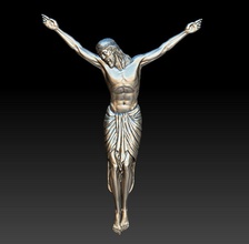 jesus christ - relief 2019 3d print model in sculpture 3dexport art figure religion god icon christian catolic crucifix crucifixion bible church 3d print model - Mito3D