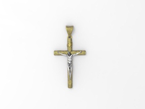 İsa Haç kolye Mesih çapraz Tanrı din Hıristiyanlık kilise kurban Hıristiyan takı altın karakter tarih taç bibile Katedral religiou nesne Paskalya 3d print model - Mito3D