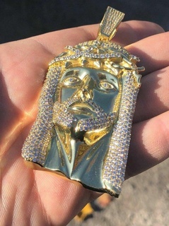 isa elmas kolye 2 İsa elması lüks rapçı moda hiphop takı değerli taş zarif şöhret stil mücevher bling kentsel 3d print model - Mito3D