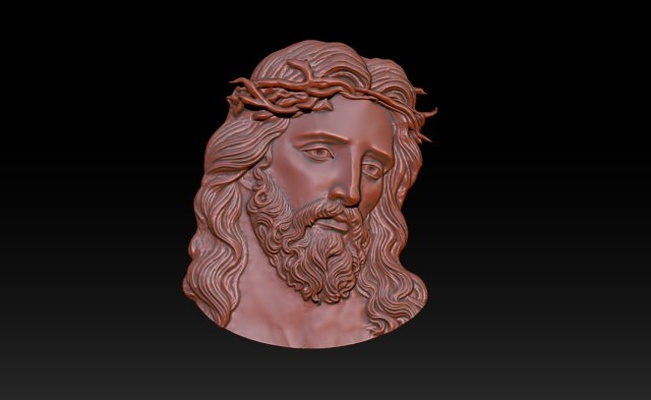 isa bas rahatlama 3d yazdır model in bilezikler 3dexport baş madalyon tanrı i̇sa kolyesi kutsal peygamber kutsal ruh kolye dini mücevher heykel katolik sanat heykeller takı cnc 3d print model - Mito3D